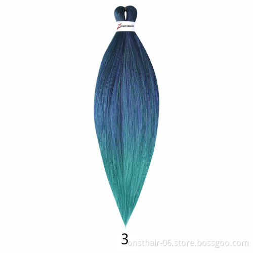 MYZYR Ombre Pre Stretched Braiding Hair Extensions Jumbo Braids Hair Synthetic Crochet Hair Low Temperature Fiber Mirra's Mirror